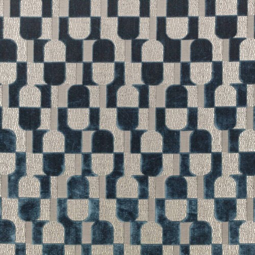 Tkanina z geometrycznym wzorem Black Edition 9158/03 Arkose
