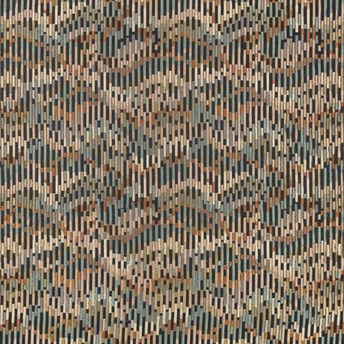 Tkanina geometryczny haft Black Edition 9147/02 Avari Isoku