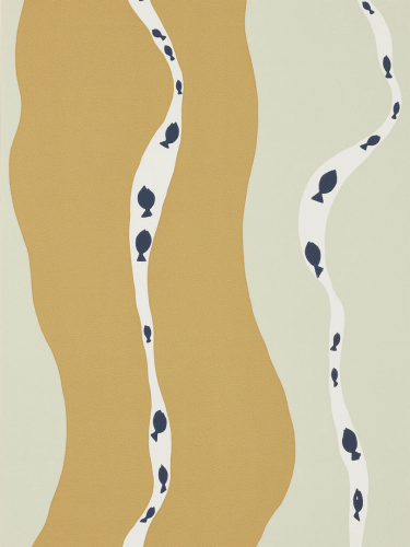 Tapeta w stylu retro Pierre Frey FP773002 Au Fil De L'eau Eternel Ete