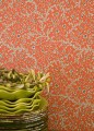 Tapeta kwiaty koralowców Pierre Frey FP787003 Fleurs De Corail Eternel Ete