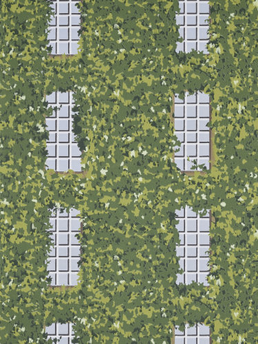 Tapeta roślinna z oknami Pierre Frey FP795002 Georgian The Cult Of Beauty