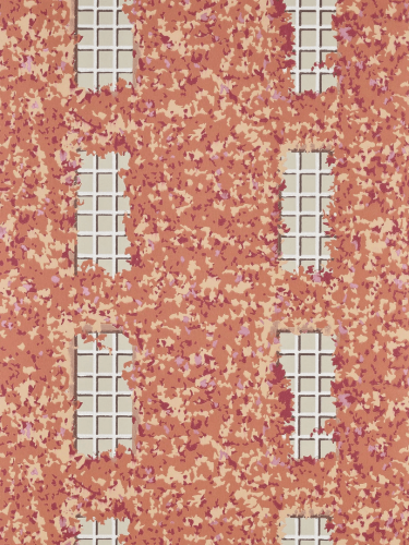 Tapeta roślinna z oknami Pierre Frey FP795003 Georgian The Cult Of Beauty