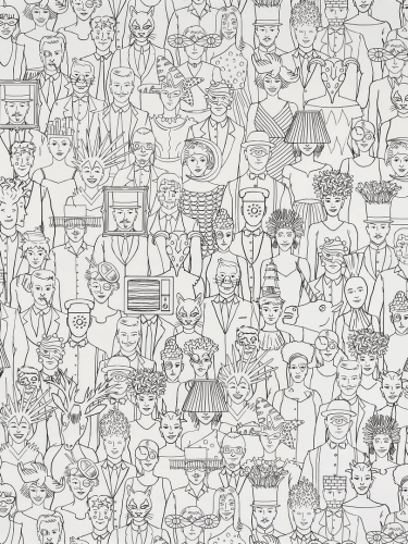 Tapeta ludzie Pierre Frey FP796001 Surrealist Ball The Cult Of Beauty