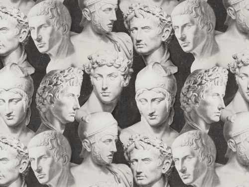 Tapeta starożytne rzeźby Pierre Frey FP799002 Stoned Romans The Cult Of Beauty