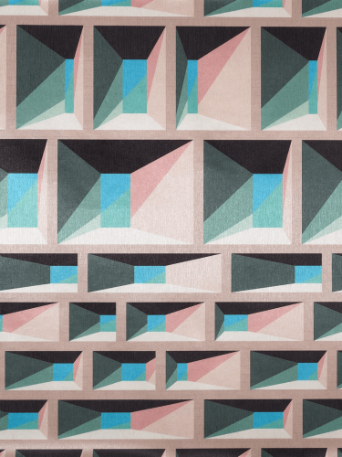 Tapeta tekstylna geometryczna Pierre Frey FP800001 Brutalist The Cult Of Beauty