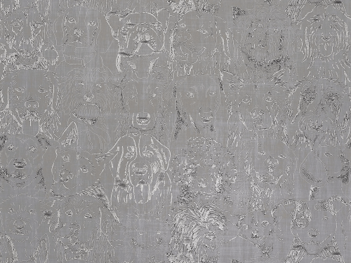 Tapeta tekstylna psy Pierre Frey FP804003 Designer Dogs The Cult Of Beauty