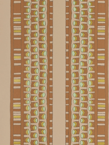 Tapeta geometryczna paski Pierre Frey FP886004 Pharaon Merveilles d'Egypte