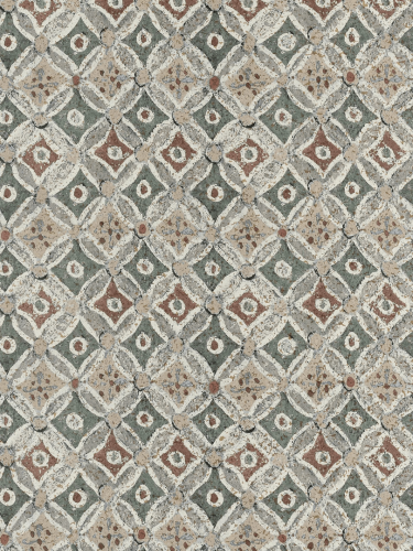 Tapeta naturalny korek z graficznym wzorem Pierre Frey FP887001 Ouaset Merveilles d'Egypte