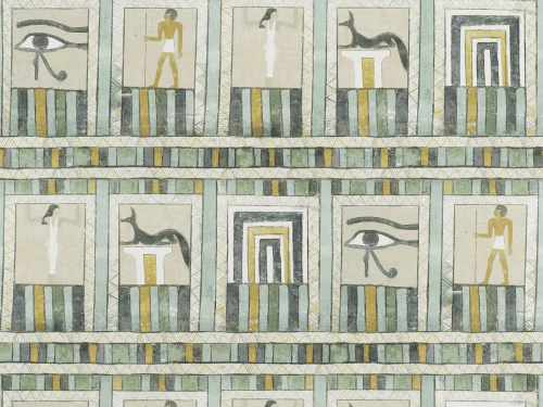 Tapeta egipskie freski Pierre Frey FP888002 Hatchepsout Merveilles d'Egypte