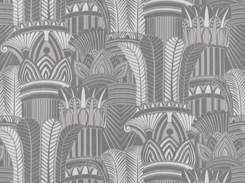 Tapeta tekstylna ze wzorem kolumn Pierre Frey FP898001 Edfou Merveilles d'Egypte