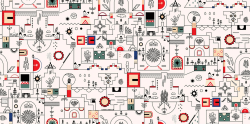 Tapeta abstrakcyjna Pierre Frey FP506001 Achak Grand Canyon