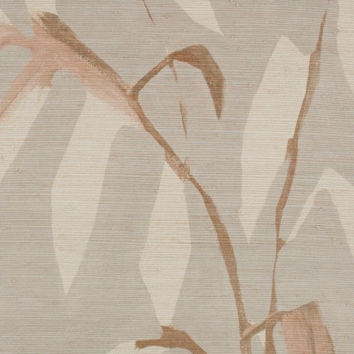 Tapeta naturalna rafia z liśćmi bambusa Black Edition W936/02 Papago Tabala