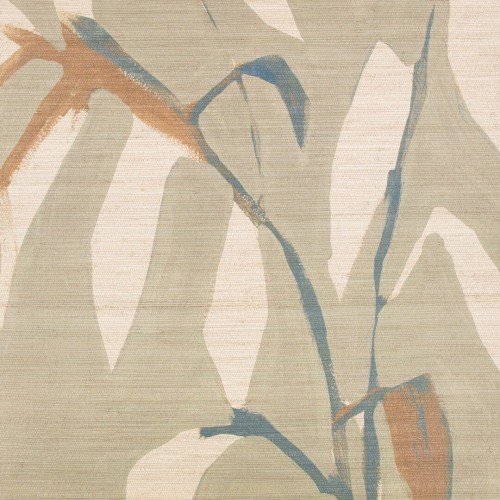 Tapeta naturalna rafia z liśćmi bambusa Black Edition W936/03 Papago Tabala