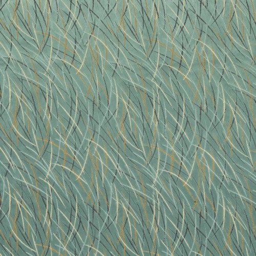 Tkanina welurowa z haftowanym wzorem Casamance 46060625 Euphorbe Astelia