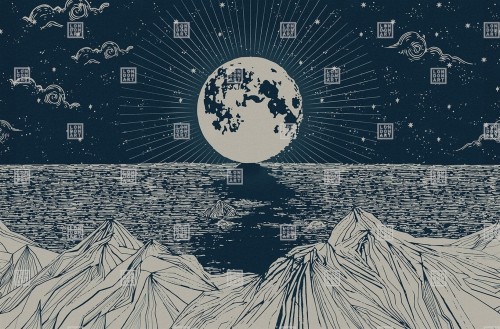 Fototapeta krajobraz zachodzącego słońca London Art TDV2GP202_1A Do The Strand The Daydreamer Vol.2