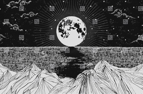 Fototapeta krajobraz zachodzącego słońca London Art TDV2GP202_3A Do The Strand The Daydreamer Vol.2