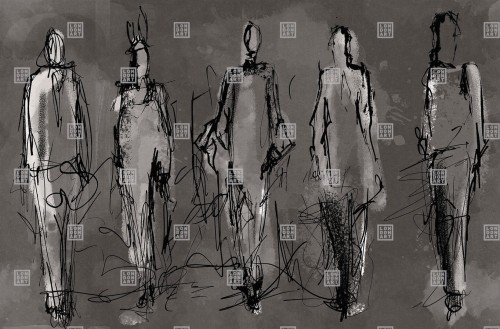 Fototapeta artystyczne postacie London Art TDV2GP203_2A Editions Of You The Daydreamer Vol.2