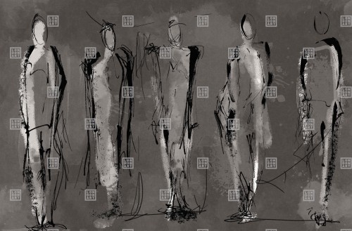 Fototapeta artystyczne postacie London Art TDV2GP203_2B Editions Of You The Daydreamer Vol.2