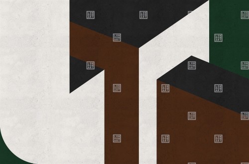 Fototapeta geometryczna London Art TDV2GP303_1B Sitting On The Top Of The World The Daydreamer Vol.2