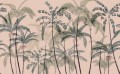 Fototapeta palmy i małpy Sandberg S10429 Louie Pink Palm Garden