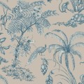 Tapeta egzotyczna zwierzęta i rośliny Sandberg S10431 Moa Indigo Blue Palm Garden