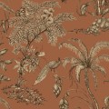 Tapeta egzotyczna zwierzęta i rośliny Sandberg S10432 Moa Terracotta Palm Garden