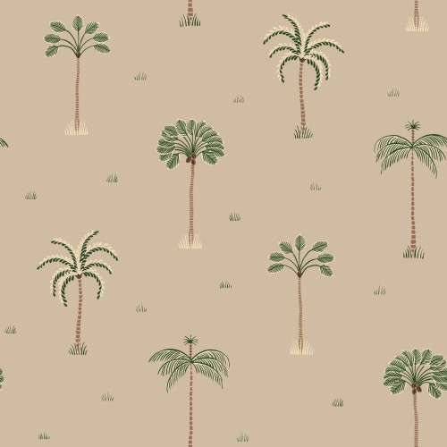 Tapeta palmy Sandberg S10438 Milo Clay Palm Garden