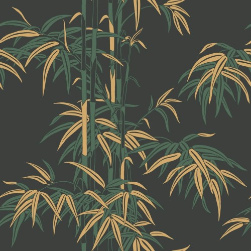 Tapeta pędy bambusa Sandberg S10446 Leon Charcoal Palm Garden