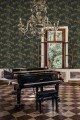 Tapeta pędy bambusa Sandberg S10446 Leon Charcoal Palm Garden