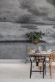 Fototapeta krajobraz morski Rebel Walls R18846 Seabirds Black White Mystic Shades