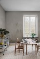 Fototapeta las we mgle Rebel Walls R18867 Cloudy Forest Beige Mystic Shades