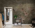 Fototapeta polne kwiaty w stylu vintage Rebel Walls R20174 Dreamy Rudbeckia Pink Mystic Shades
