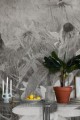Fototapeta polne kwiaty w stylu vintage Rebel Walls R20175 Dreamy Rudbeckia Black White Mystic Shades