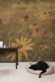 Fototapeta polne kwiaty w stylu vintage Rebel Walls R20176 Dreamy Rudbeckia Vintage Mystic Shades