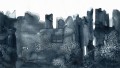 Fototapeta artystyczna akwarela Rebel Walls R20177 Watercolor City Blue Mystic Shades