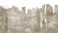 Fototapeta artystyczna akwarela Rebel Walls R20178 Watercolor City Beige Mystic Shades
