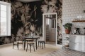 Fototapeta roślinna Rebel Walls R20190 Blurry Honeysuckle Dark Mystic Shades