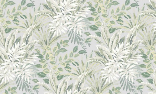 Tapeta tropikalne liście Grandeco Boutique TJ3206 Time 3 - 106 cm szer.