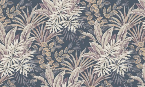 Tapeta tropikalne liście Grandeco Boutique TJ3212 Time 3 - 106 cm szer.