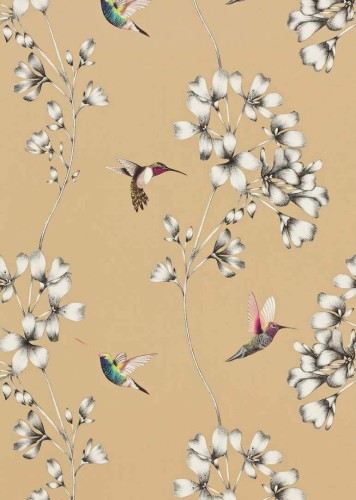 Tapeta kolibry i kwiaty Harlequin 111063 Amazilia Idyllic
