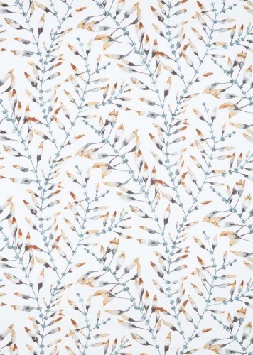 Tkanina lniana ze wzorem liści Harlequin 120618 Chaconia Idyllic