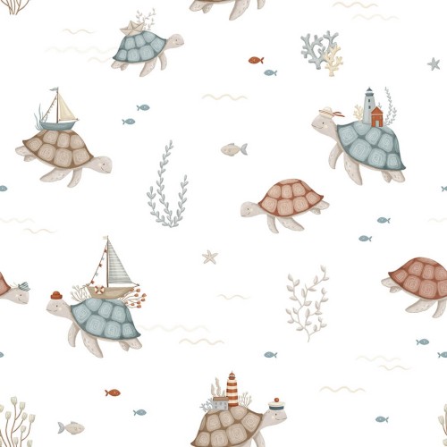 Tapeta żółwie Lilipinso H0776 Turtles At Sea
