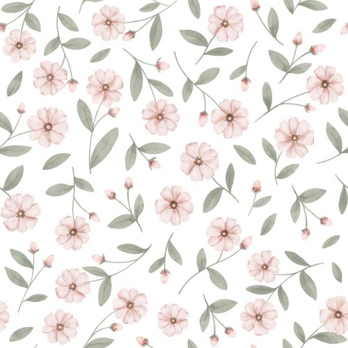 Tapeta kwiaty Lilipinso H0786 Sparkle And Flower Buds