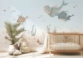 Mural wieloryby i żółw podwodny świat Lilipinso H0774 Seabed, Whales