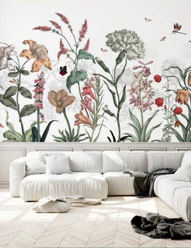 Mural polne kwiaty PaperMint Jardin Anglais 1157