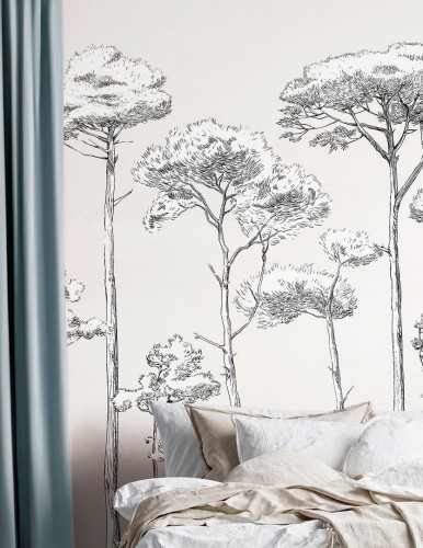 Mural sosny PaperMint Sous Les Pins 1202