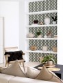 Tapeta geometryczna plecionka Papermint Bauhaus 1121 Vert de Gris Classics