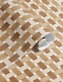 Tapeta geometryczna plecionka Papermint Bauhaus 1123 Caramel Classics