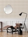 Tapeta geometryczna plecionka Papermint Bauhaus 1124 Beige Plume Classics
