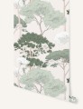 Tapeta drzewa Papermint Canopee 1211 Vert Veloute Classics